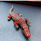 Big Crocodile Rhinestone Brooch Ark Jar Store