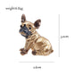 Small Brown French Bulldog Dog Brooch Ark Jar Store