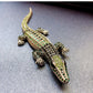 Big Crocodile Rhinestone Brooch Ark Jar Store