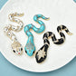 Luxury Snake Brooch Pendant Enamel Rhinestone Reptile Animal Party Brooch Pin Ark Jar Store