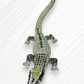 Big Bling Crocodile Alligator Sparkling Rhinestone Articulated Lizard Brooch Pendant Ark Jar Store